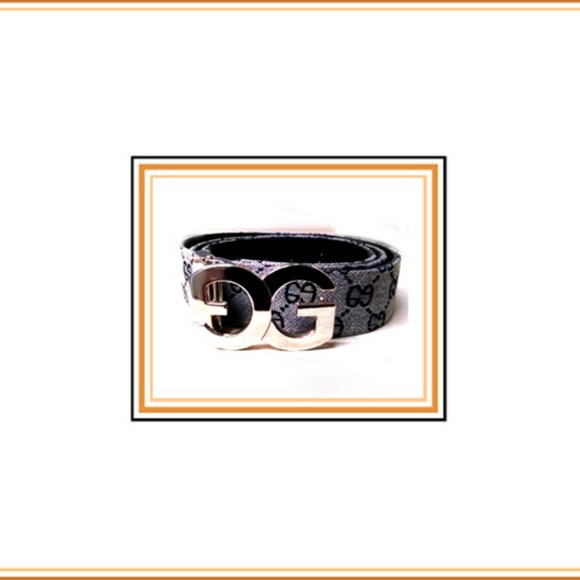 New Women's Genuine Auth. G U C C I Leather Belt